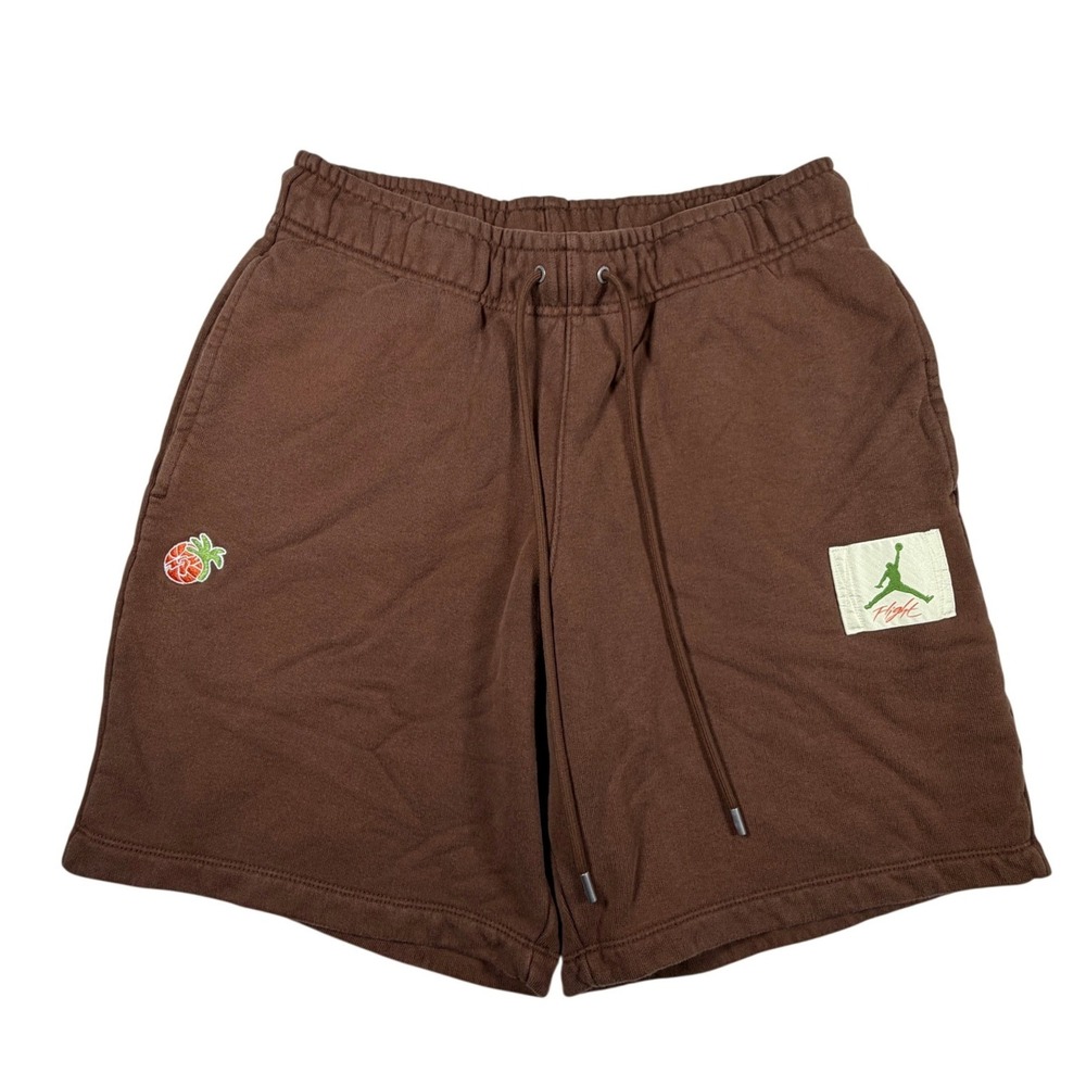 Air Jordan Flight Titan Brown Fleece Shorts Mens Size Medium Basketball Athletic